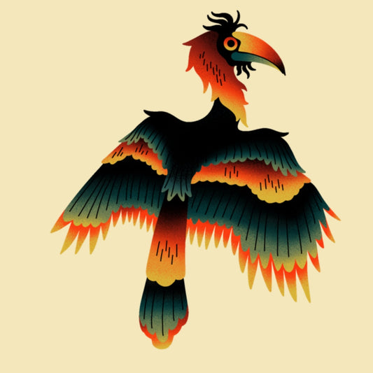 Hornbill sticker