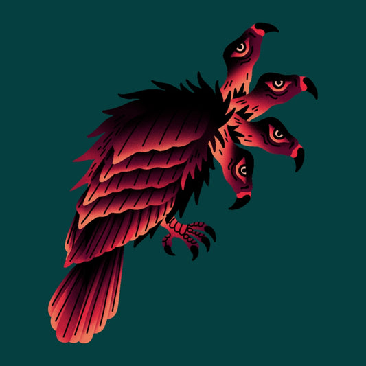 Vulture sticker